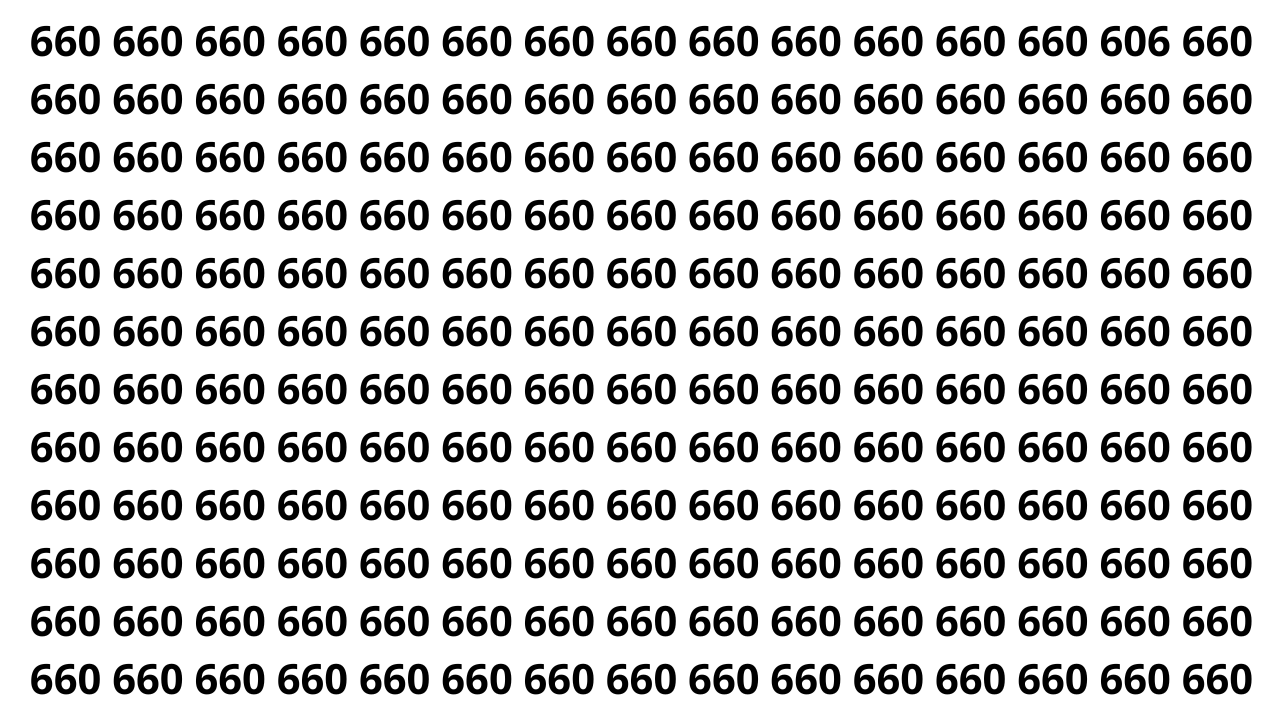 Encontre o número escondido em apenas 7 segundos