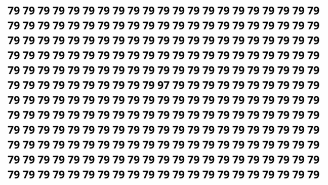 Encontre o número escondido em 8 segundos e teste sua visão