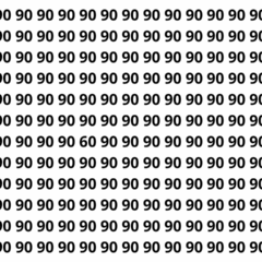 Encontre o número que foge do padrão neste puzzle visual viciante