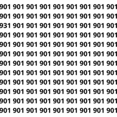 Localize o número diferente e teste sua agilidade e atenção