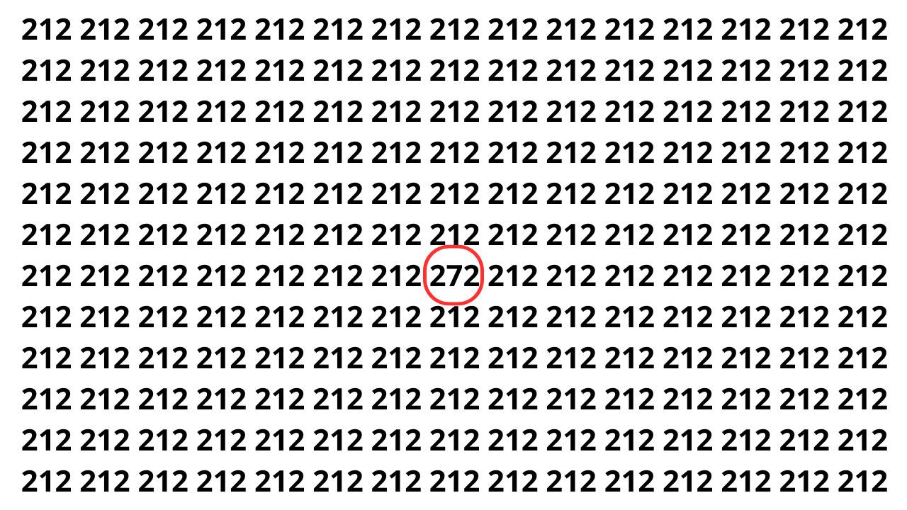 Voc&ecirc; consegue encontrar o n&uacute;mero diferente antes que o tempo acabe?