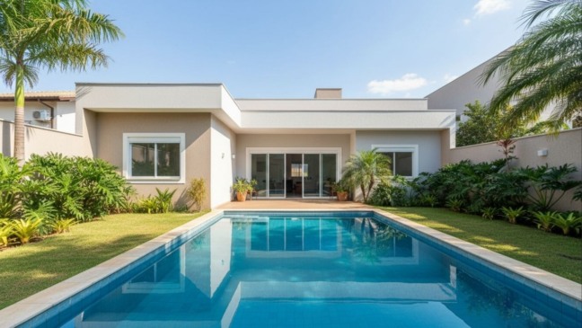 Quanto custa construir uma casa com piscina em Janeiro de 2026?