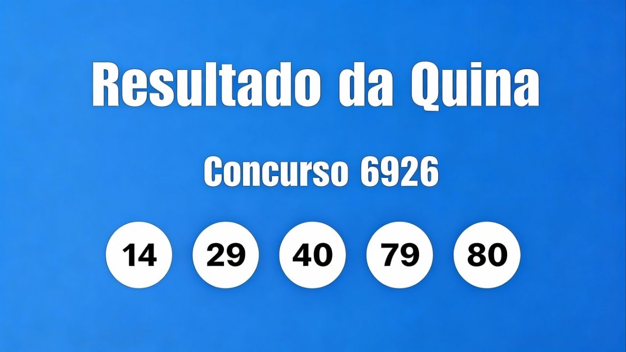 Resultado da Quina: veja n&uacute;meros e ganhadores do concurso 6926 (ter&ccedil;a, 13/01) e como resgatar em Niter&oacute;i e RJ
