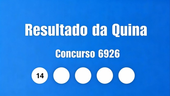 Resultado da Quina: veja números e ganhadores do concurso 6926 (terça, 13/01) e como resgatar em Niterói e RJ