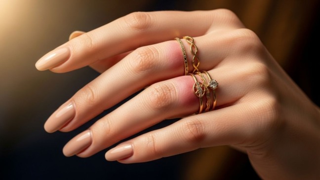 Joias de ouro que parecem inofensivas podem provocar irritações graves na pele