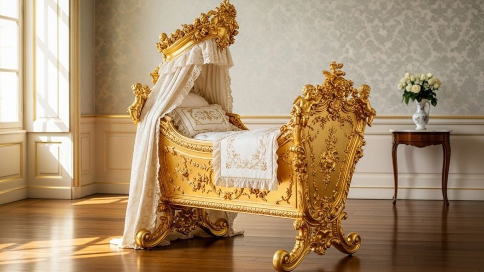 Berços de ouro e a tradição de ostentar riqueza desde o nascimento Berços de ouro e a tradição de ostentar riqueza desde o nascimento