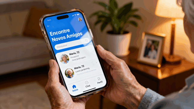 Aproveite os aplicativos de relacionamento 50+ para amizade, romance e novas experiências reais