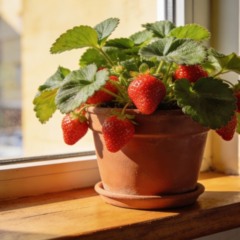 Como plantar morango dentro do seu apartamento e colher a fruta o ano inteiro