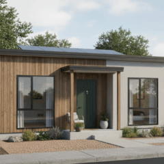 Uma casa de 50m² barata revela acertos simples que fazem o orçamento render