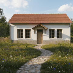 Sem escadas e sem excesso de estrutura, a casa térrea ganha espaço e economia