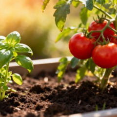 Pouca gente percebe, mas manjericão ao lado do tomate melhora até o microclima da horta