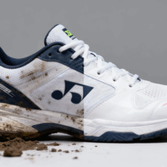 Bastam dois minutos de limpeza leve e o tênis volta a ficar limpo