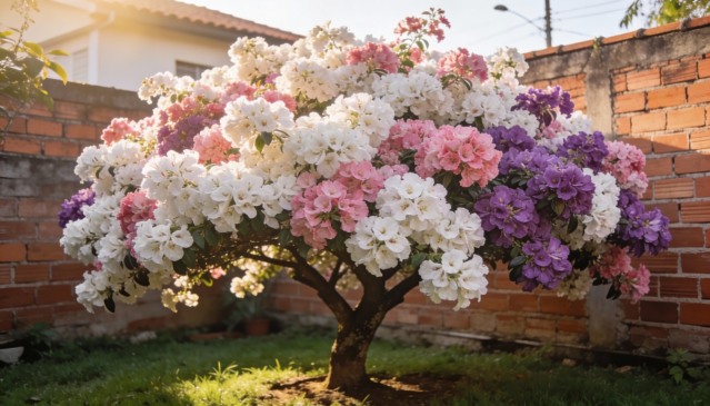 A árvore perfeita para quem vive em Niterói: Ela possui flores lindas que mudam de cor e dão elegância para o seu quintal