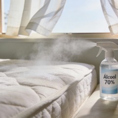 Borrifar álcool no colchão virou hábito comum, mas exige cuidados que nem todos consideram