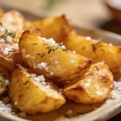 Batata com sal vira um acompanhamento simples que funciona em qualquer refeição