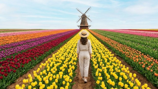 Holambra encanta como a Capital Nacional das Flores e o charme neerlandês em São Paulo (imagem ilustrativa)