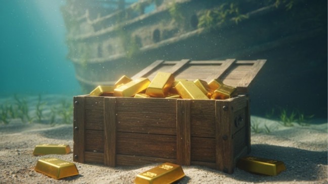 Você não vai acreditar no que acontece com o ouro de navios naufragados