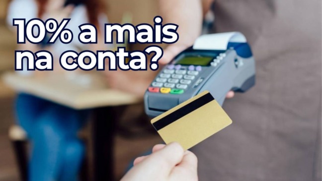 Você é obrigado a pagar os 10% de gorjeta nos restaurantes? Entenda o que diz a lei