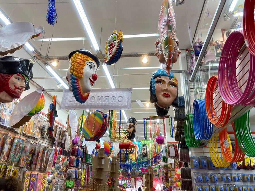 Lojas no carnaval