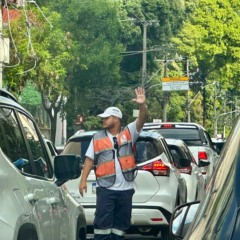 Avenida Roberto Silveira completamente engarrafada na manhã desta quinta-feira (03) | Foto: Cidade de Niterói