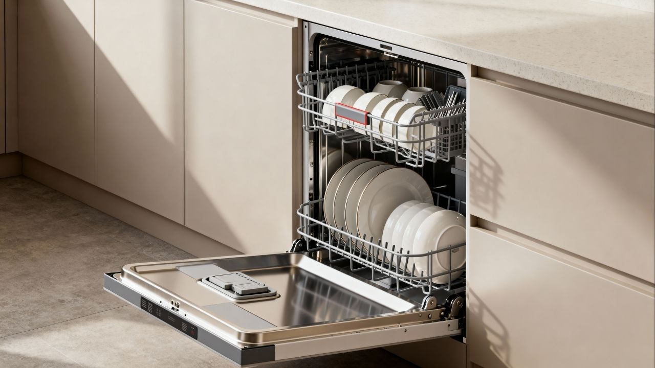 Adeus ao escorredor de lou&ccedil;a: solu&ccedil;&atilde;o vertical e dobr&aacute;vel domina apartamentos pequenos