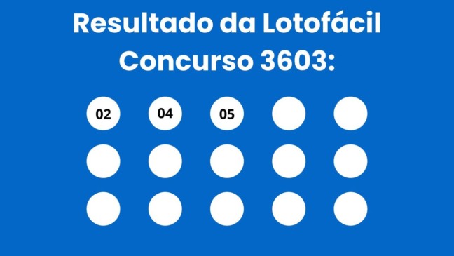 Resultado da Lotof&aacute;cil: veja n&uacute;meros e ganhadores do concurso 3603 (segunda, 02/02) e como resgatar em Niter&oacute;i e RJ
