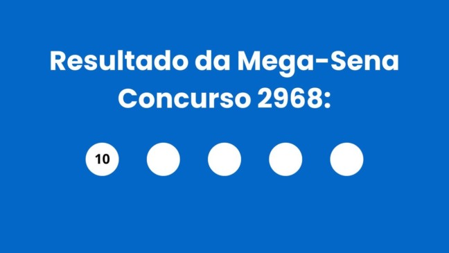 Resultado da Mega-Sena: veja n&uacute;meros e ganhadores do concurso 2968 (ter&ccedil;a, 03/02) e como resgatar em Niter&oacute;i e RJ