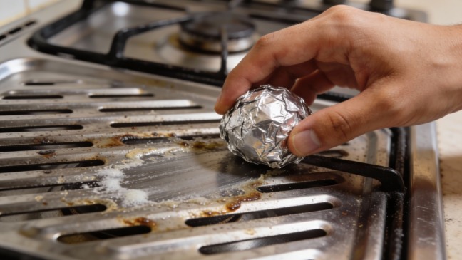 Papel alumínio na limpeza doméstica: truque simples reduz esforço, remove gordura e protege superfícies