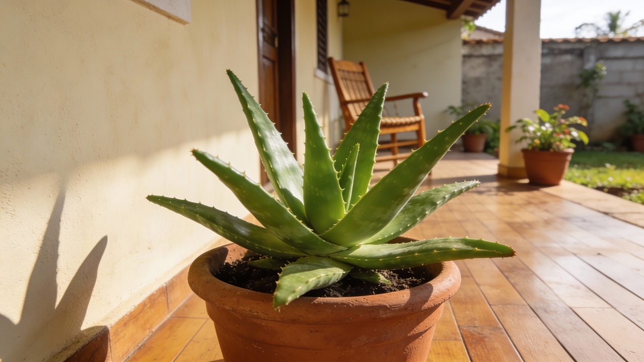 Cultivo de babosa em casa garante acesso fácil a uma planta medicinal resistente e de baixa manutenção