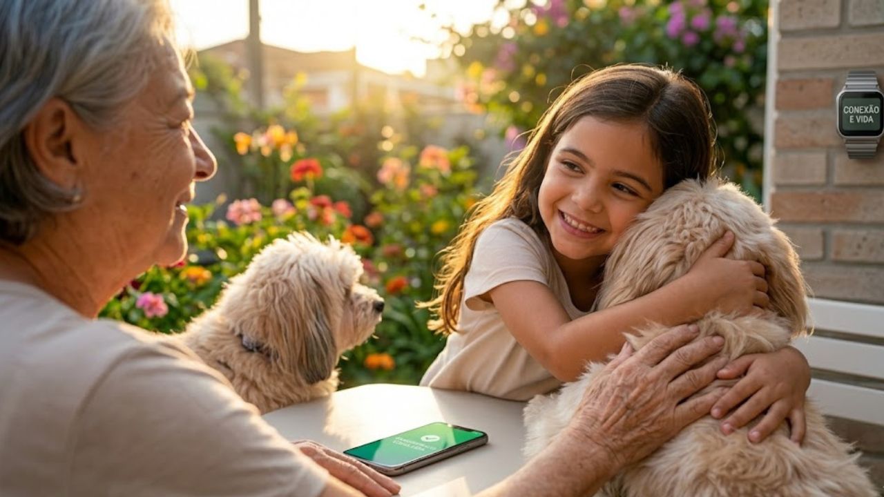 O poder do abraço: entenda por que o carinho físico protege o coração dos idosos