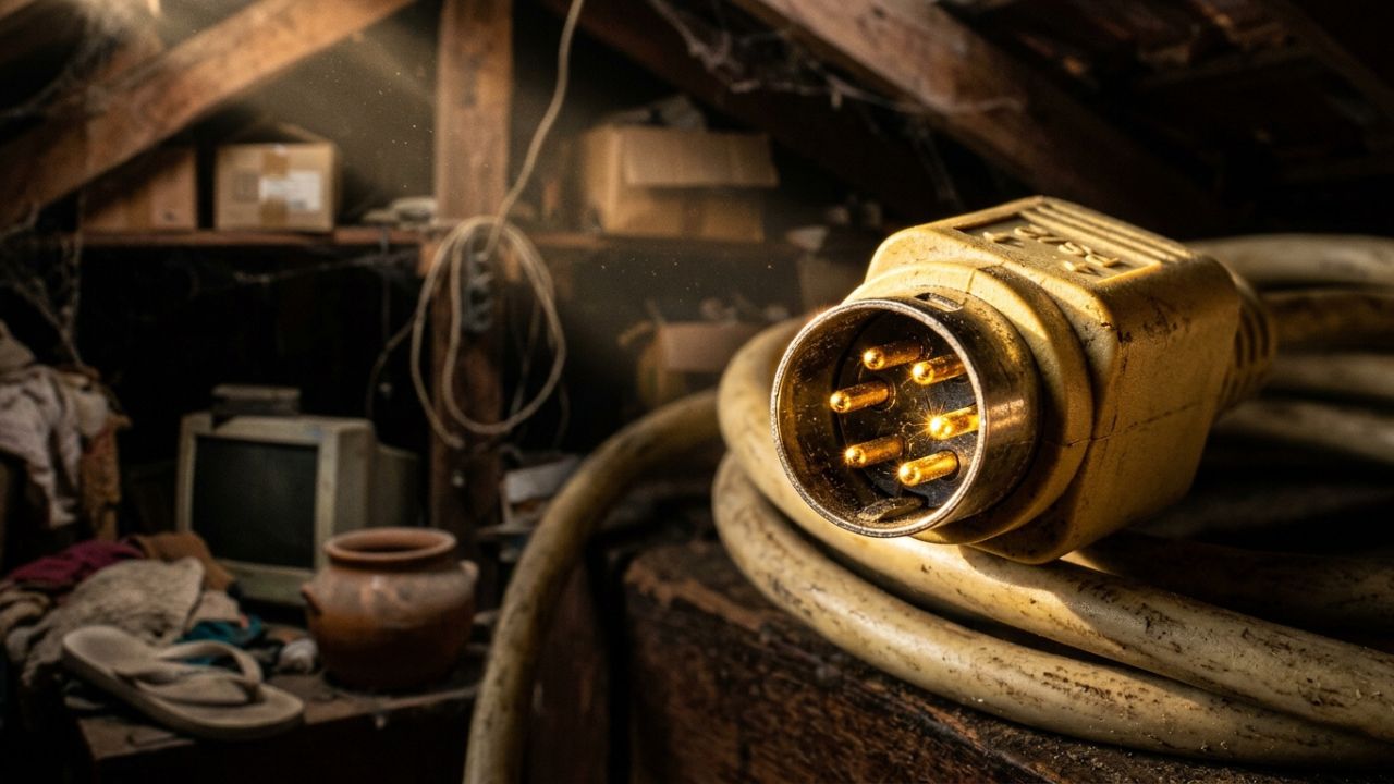 Esse cabo de computador com ouro 22 quilates pode estar no seu escritório